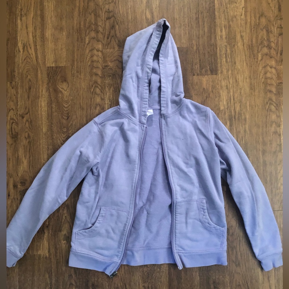 Hanna Andersson Purple Zip-Up Jacket